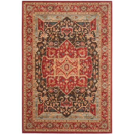 Safavieh Mahal Accent Area Rug, Red and Red - 2 ft.-2 in. x 4 ft. MAH625D-24